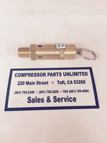Kingston 1/4 80 psi, relief valve, air compressor, #112css-2-080 for sale
