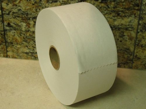 2 rolls - 3&#034; x 600 feet each -  water activated white kraft paper tape for sale
