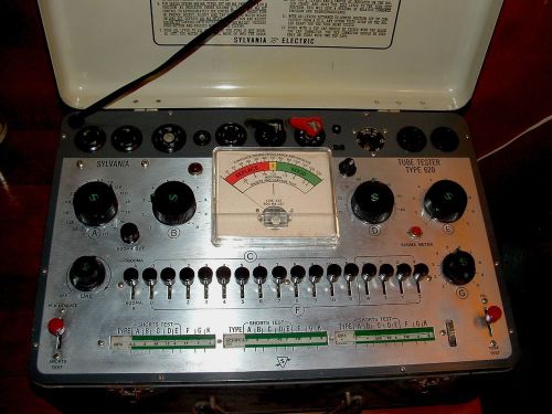 Rare 1955 SYLVANIA 620 Transconductance Tube Tester