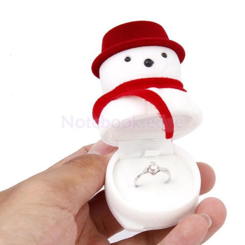 Snowman bracelet wrist watch ring earring jewelry display gift box wedding xmas for sale