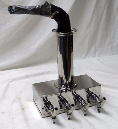 Gently used high end kegco 4 tap beer dispenser head system make an offer for sale