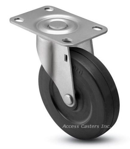 2spcrs-108 2&#034; swivel caster, soft rubber wheel, 1-3/4&#034; x 2-5/8&#034; top plate for sale