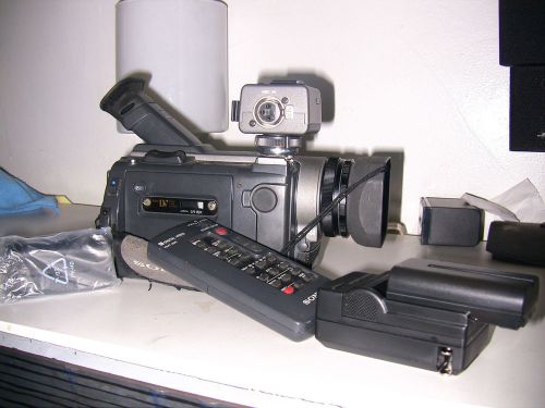 Sony digital camcorder model dsr-pd100a dvcam for sale