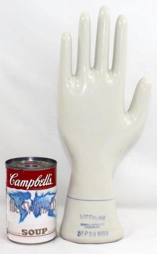 Vintage 1991 General Porcelain Medium Glove Mold Store Display