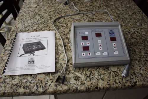 LSI System MS 300 Low Volt AC Muscle Stimulator Electrotherapy Chiropractors PTs