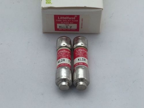 Kldr7 – littelfuse, 7 amp 600vac, slow blow (class cc) fuse, (size: 5ag) for sale