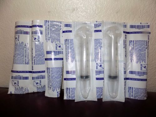 3 BD 2oz (60ml) Syringe Catheter tip