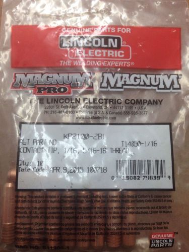 Lincoln Mig Welding 1/16&#034; Contact Tips KP2100-2B1