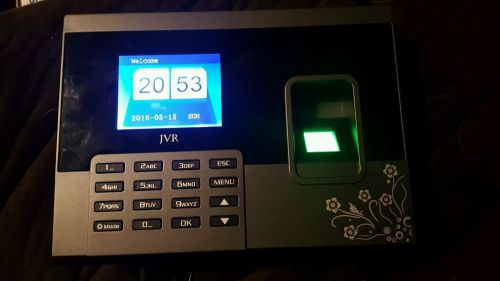 Biometric fingerprint attendance system, jvr oi03 time clock employee entry reco for sale
