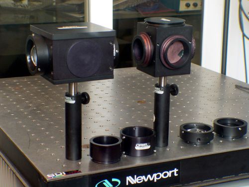 Thermo oriel newport 78100 78150 sample compartment + beam splitter mount + more for sale