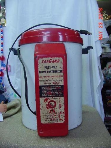 SAFGARD HOME PASTEURIZOR PRES-VAC 2 GALLON SCHLLUETER PRESURE P-3000