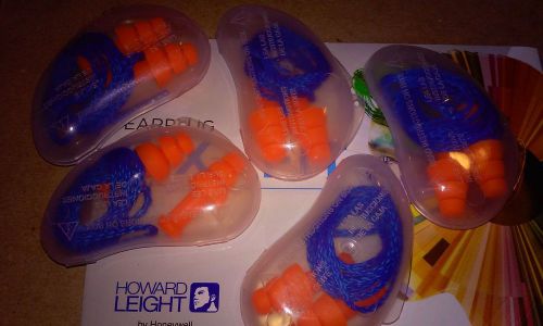 3 pairs of SmartFit of Earplugs by: Howar Leight, Reusable, NRR 25,