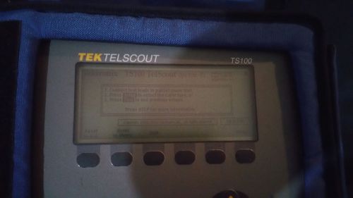 Tektronix TEK Telscout TS100 Time Domain Reflectometer