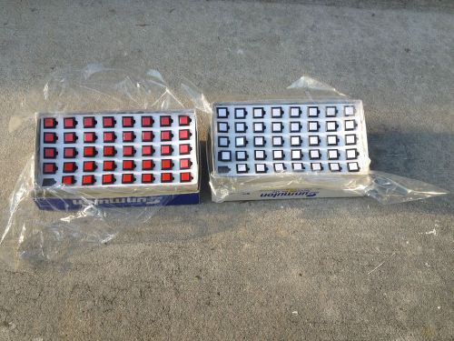Komori console replacement Pushbuttons 39 of each Red and White