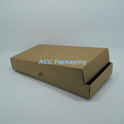 Jewelry Gift Boxes Wedding Favor Party Craft Kraft Paper Packaging Box Lid Tan