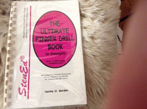 StenEd The Ultimate Finger Drill Book - Free Shipping