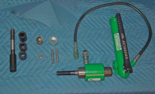 GREENLEE 767 HYDRAULIC KNOCKOUT SET