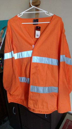 King gee bnwt 4xl hi viz orange jacket with scotchlite reflectives for sale