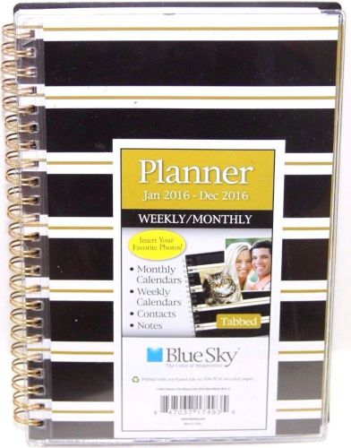 Blue Sky 16493 Create Your Own Athena 5x8 Jan-Dec 2016 Weekly Monthly Planner
