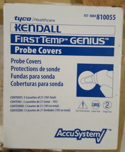 kendall first temp genius probe covers 810055 box of 105 total. accusystem