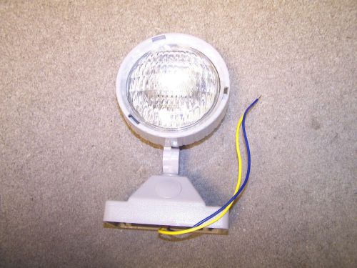 6 volt security light plate grey romote lighting head with mounting