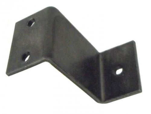16 Ga. Steel Z bracket  with thread for #6/32 screw, color black - Qty. 4pc.