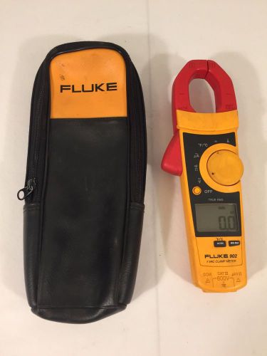 Fluke 902 True RMS HVAC Clamp Meter / Fluke Bag / Good Used Condition!!!