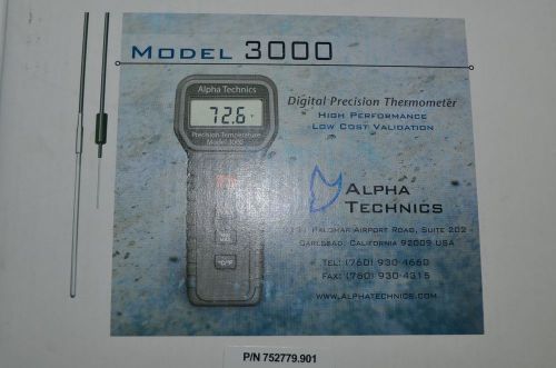 Alpha Technics Model 3000 Digital Precision Thermometer