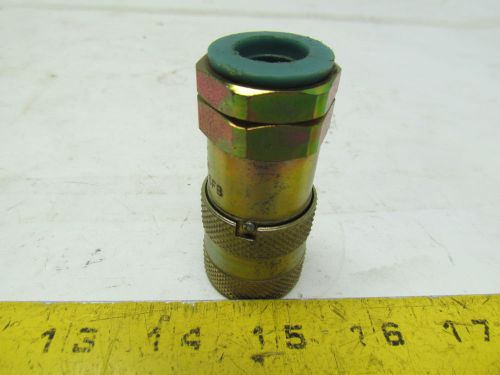 Parker FF-371-6FB 3/8&#034;NPT Quick Coupling Hydraulic Coupler 3000PSI Flush Face