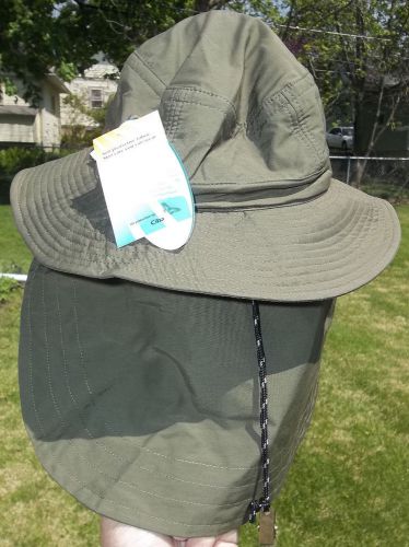 NEW Adams Cool-Crown Outdoor Worker Landscaper Sun Hat Neck Cape