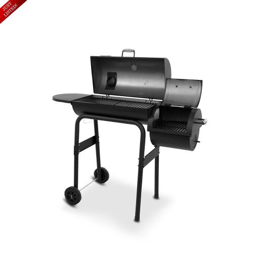 NEW Charcoal Grill Smoker BBQ Cooker Patio Yard Garden Outdoor Food Portable Pit