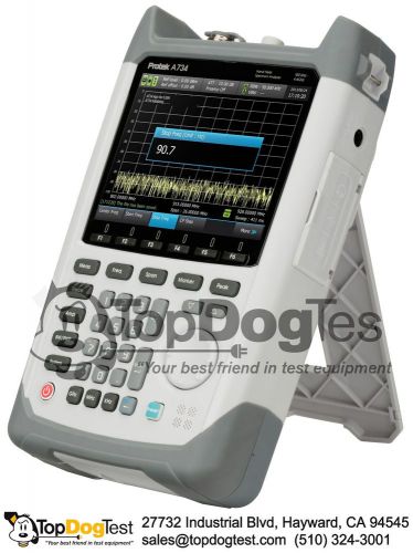 New protek a734 handheld spectrum analyzer, 100khz to 4.4ghz, fsh4, fsh6, n9340b for sale