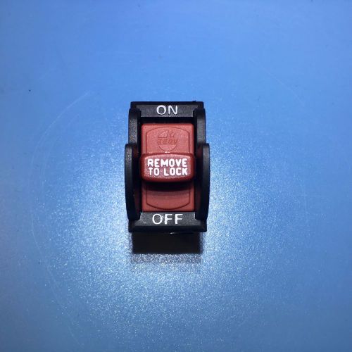 Motor &amp; saw  switch off / on dpst 20a 110v 220v w/ safety key for sale