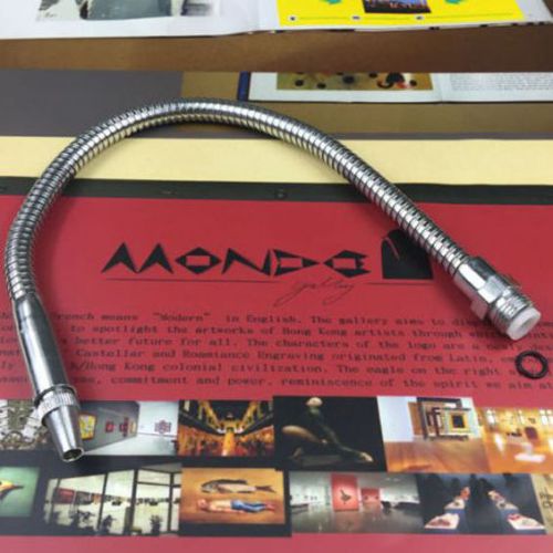 1/2&#034;PT Male Threaded Metal Flexible Round Nozzle Water Oil Coolant Pipe Hose