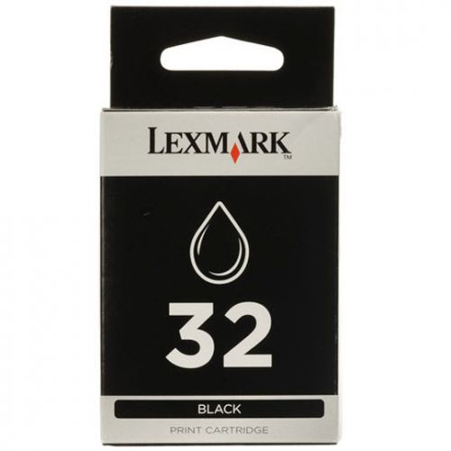 LEXMARK 32 18C0032  BLACK PRINTER CARTRIDGE YIELDS UP TO 350 PAGES NEW IN BOX