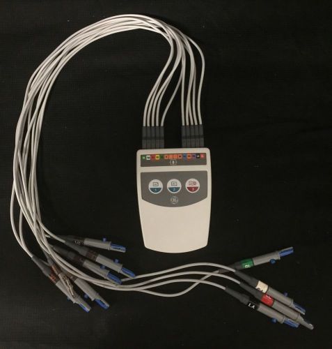 GE MAC 5000 5500 ECG EKG System CAM 14 ACQUISITION Amplifier MODULE W/ LEADS