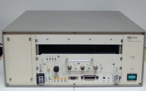 HP E1725A with E1406A E1740A Time Interval Analyzer Hewlett Packard