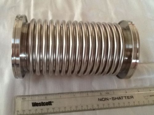 Vacuum fitting stainless steel flexible bellow hose iso 80 flange sst 8&#034; for sale