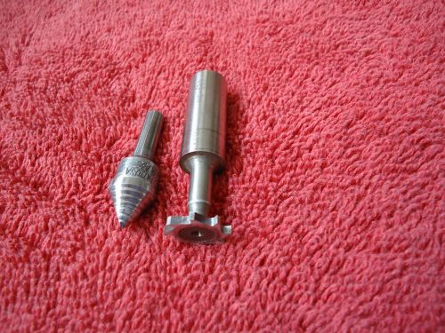 Two vintage drill bits/cutting bits