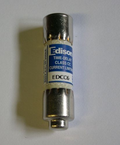 Edison, time delay class cc fuses , 6a, edcc6, box of 10 for sale