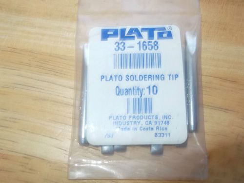 33-1658  PLATO  Soldering Tip - 3/16&#034; Pace  QTY 1 TIP new