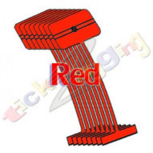 50,000 2&#034; RED REGULAR STANDARD BARBS TAG TAGGING GUN FASTENERS HIGH QUALITY