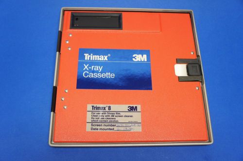 3m trimax 8 x-ray cassette 24x24cm w/2 green-emitting intensifying screens for sale