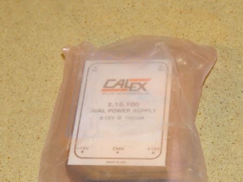 CALEX DUAL POWER SUPPLY 2-15-100 115V - NEW