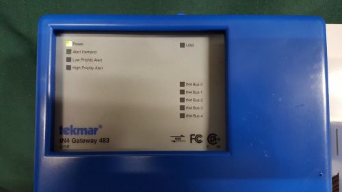 TEKMAR tN4 GATEWAY 483 HVAC  CONTROLLER MOUNT TO BACK PLATE W/THERMO,S