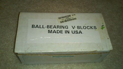 FLEXBAR BALL BEARING V BLOCKS 2 1/4&#034; X 7/8 &#034; THICK NO 16093 IN BOX