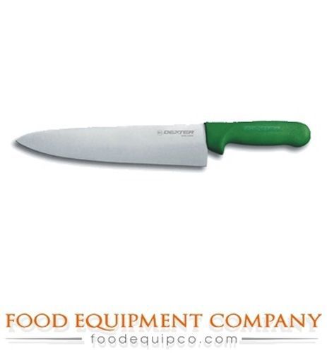 Dexter Russell S145-10G-PCP Dexter Sani-Safe 10&#034; Chef Knife w/ Green Handle...