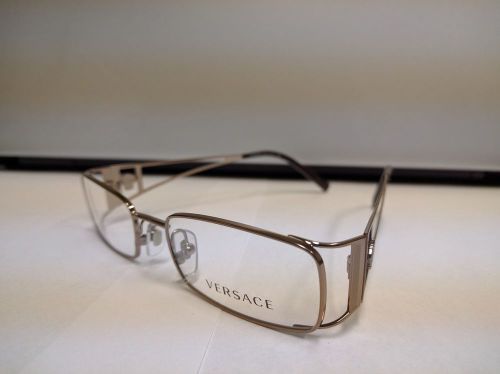 Authentic Versace Mod. 1111 Col. 1013 Eyeglasses ( 49 - 17 - 135 ) Bronze Frame