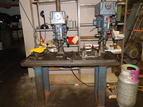 2 Spindle Drill Press With Clausing Drill Heads with Quadrill Indexing Head