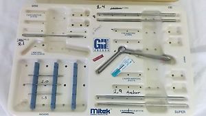 Mitek Surgical GII Super Instrument Set,